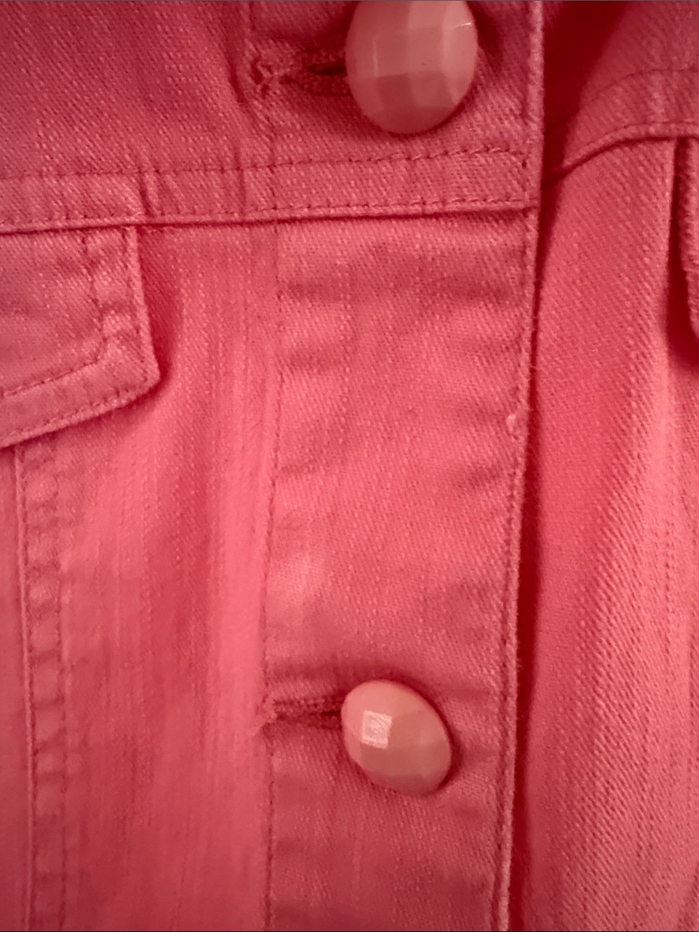 Ruby Rd. Pink Denim Jacket & Cropped Pants Set - Picture 11 of 11
